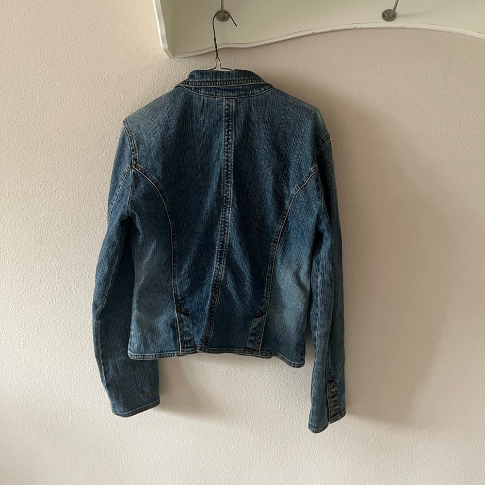 DKNY Y2K Blazer Denim Jacket - Picture 3 of 6
